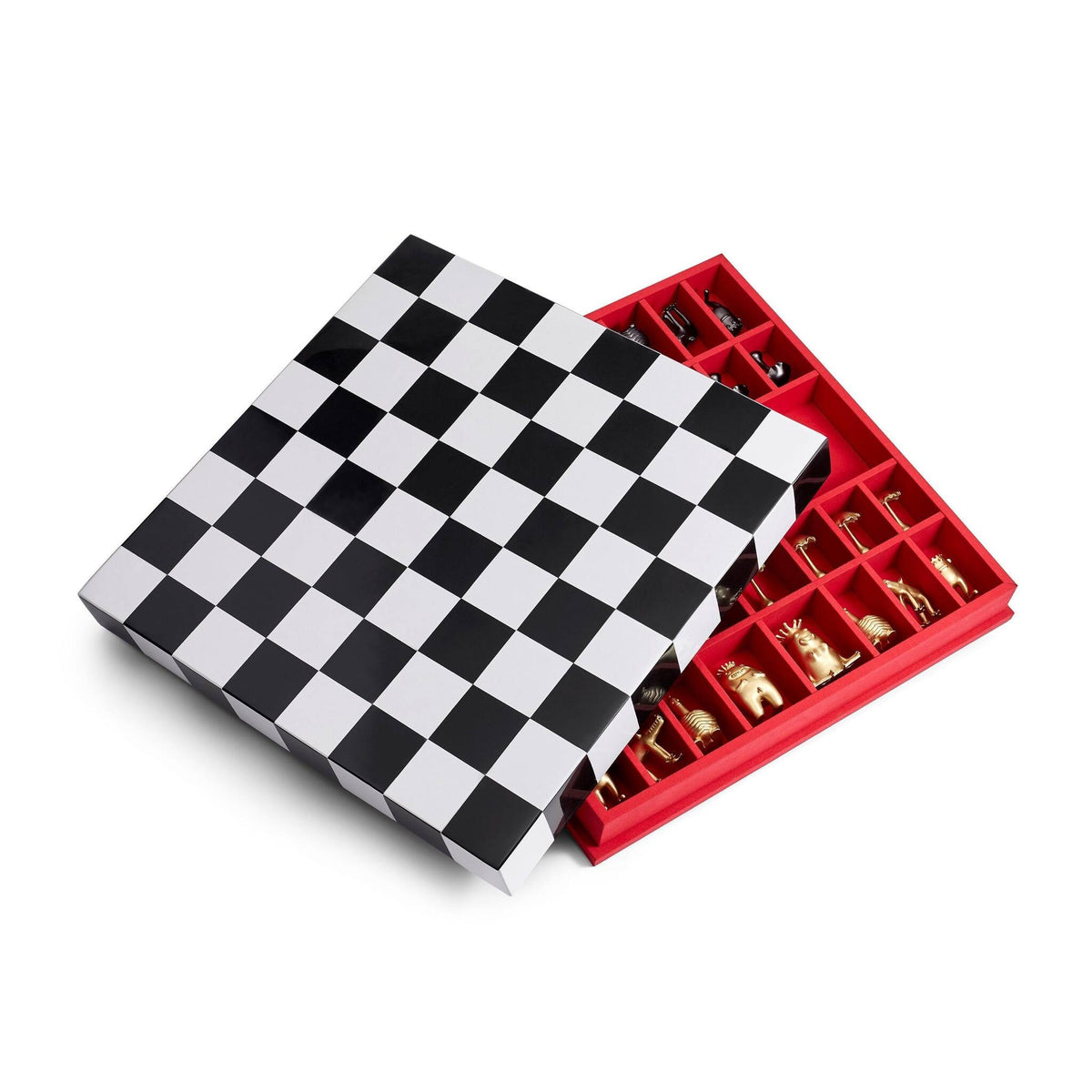 L'Objet Haas Chess Set Board & Table Game, alternate view