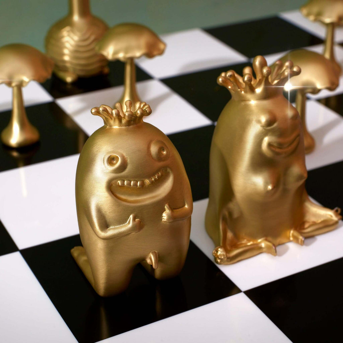 L'Objet Haas Chess Set Board & Table Game, alternate view