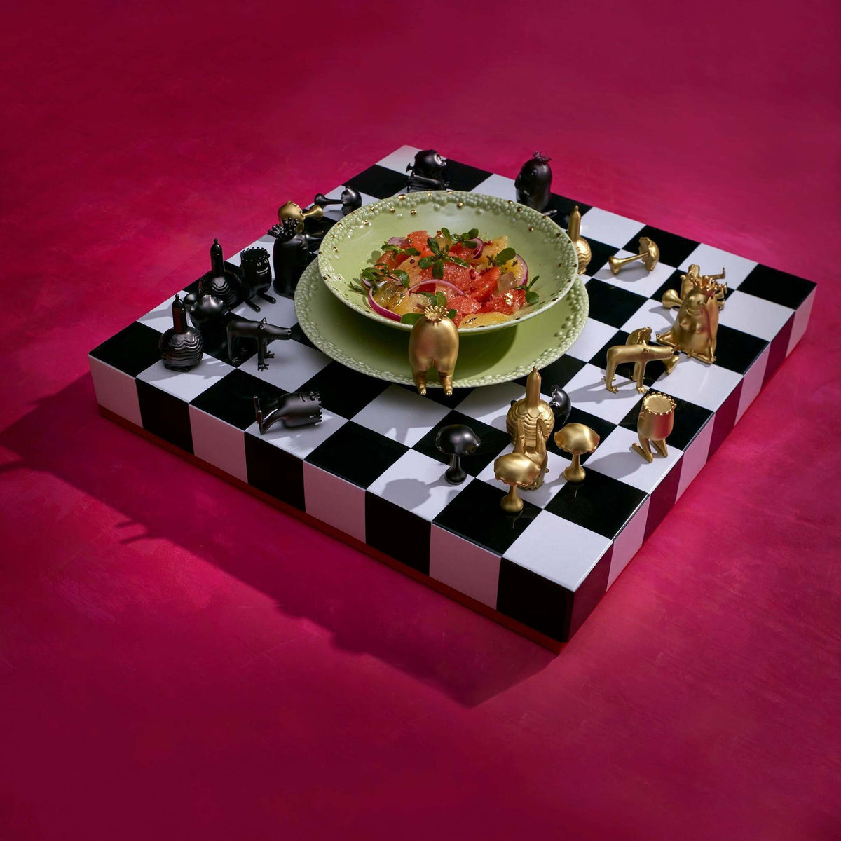 L'Objet Haas Chess Set Board & Table Game, alternate view