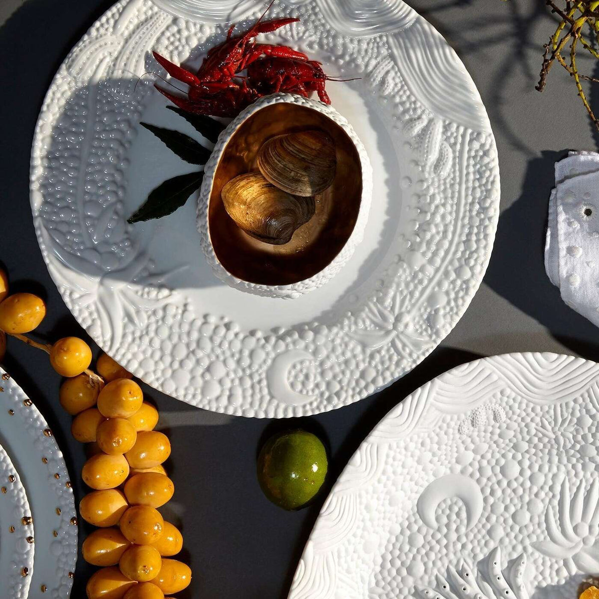 L'Objet Haas Mojave Cereal Bowl White – Original, alternate view