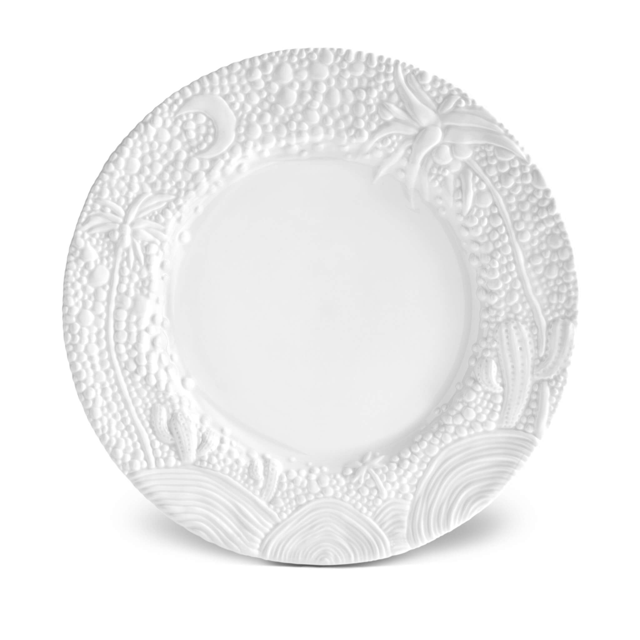 L'Objet Haas Mojave Desert Charger White Charger & Service Plate — Original