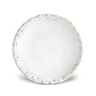 L'Objet Haas Mojave Dinner Plate White — Gold