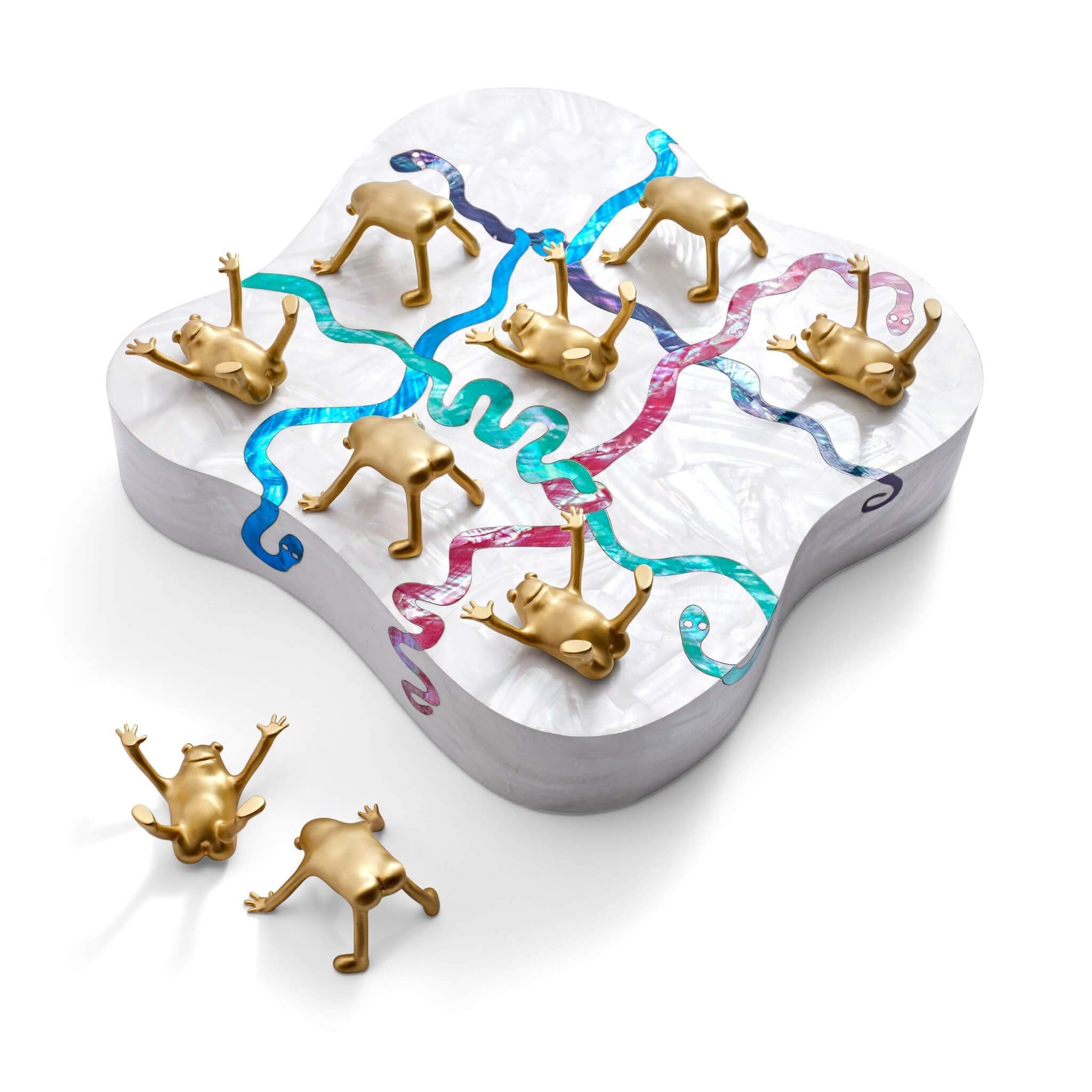 L'Objet Haas Tic-Tac-Toe Board & Table Game