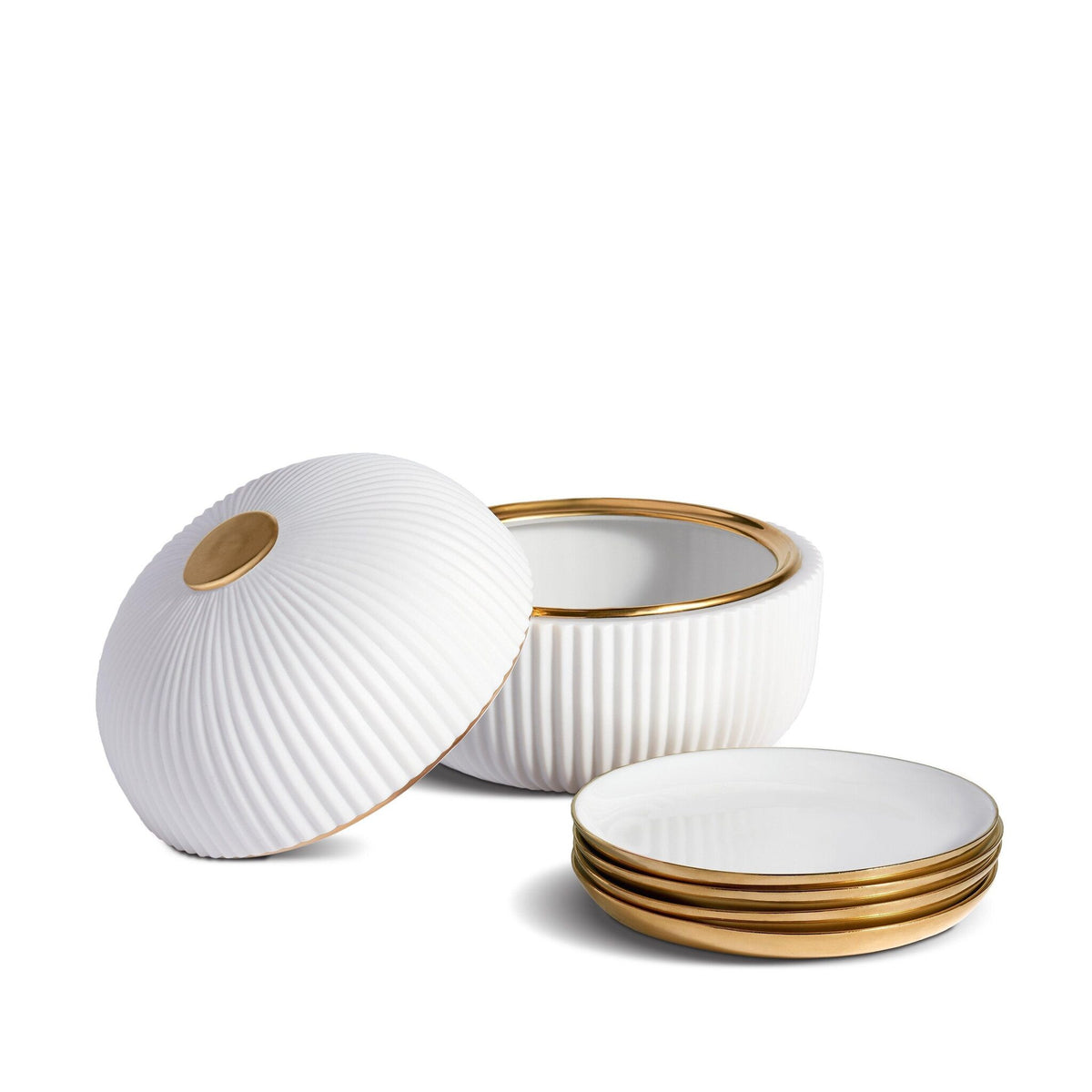 L'Objet Ionic Box + Plates (Set of 4), alternate view