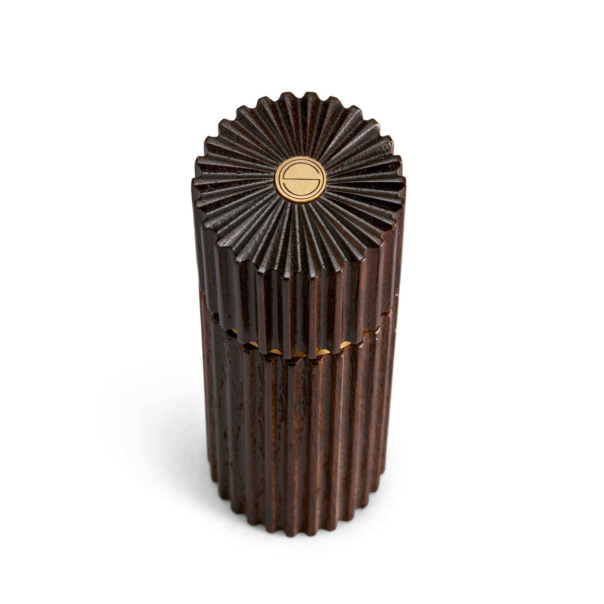 L'Objet Ionic Salt + Pepper Mills - Smoked Oak (Set of 2), alternate view