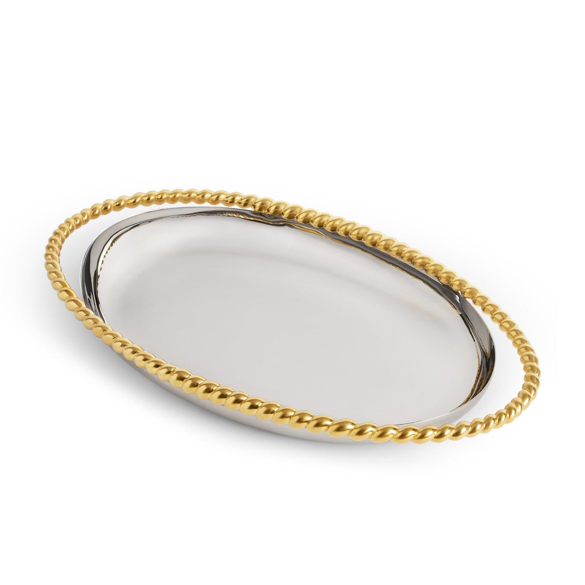 L'Objet Jessica McCormack Corde Oval Platter - Large, view 4