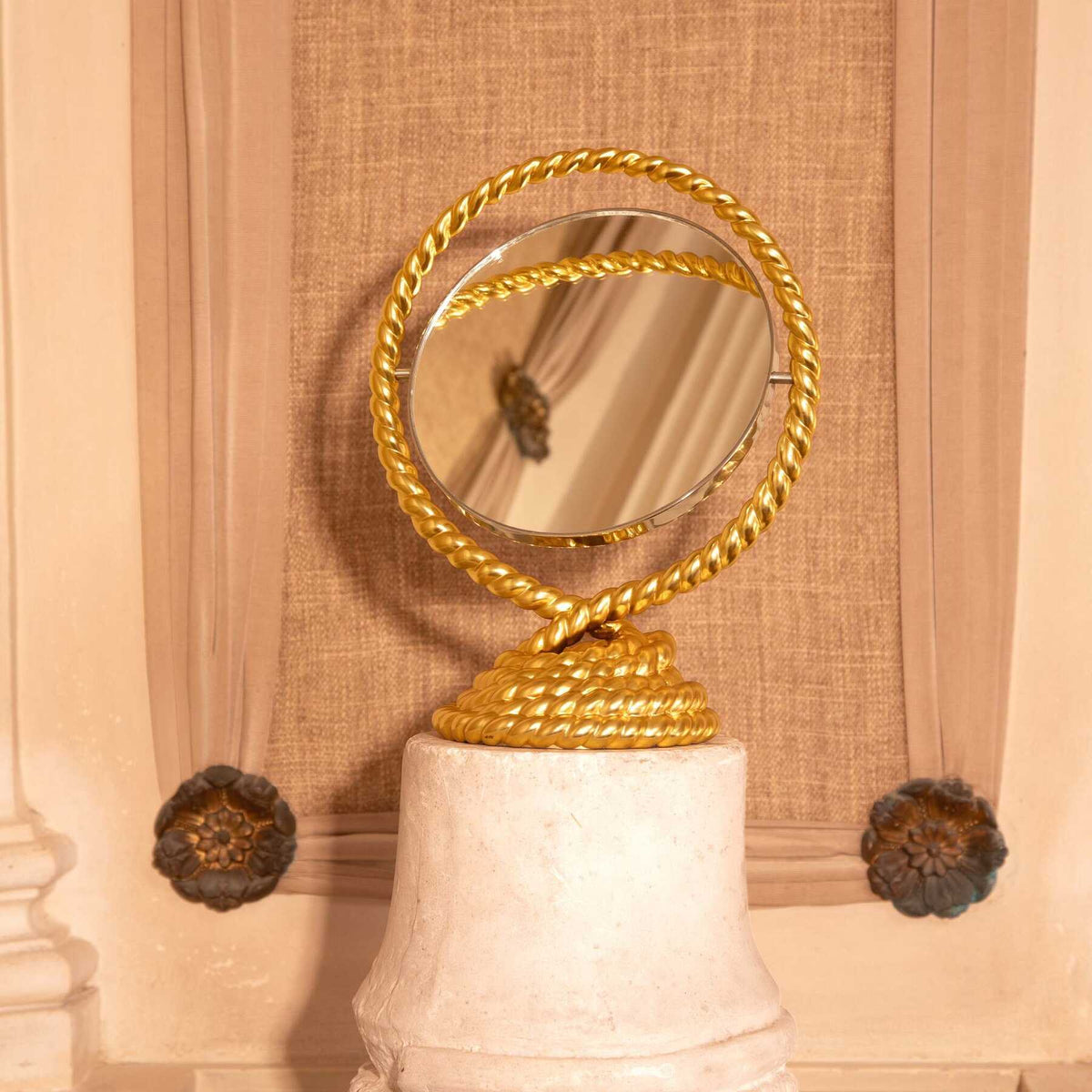 L'Objet Jessica McCormack Corde Vanity Mirror, view 2