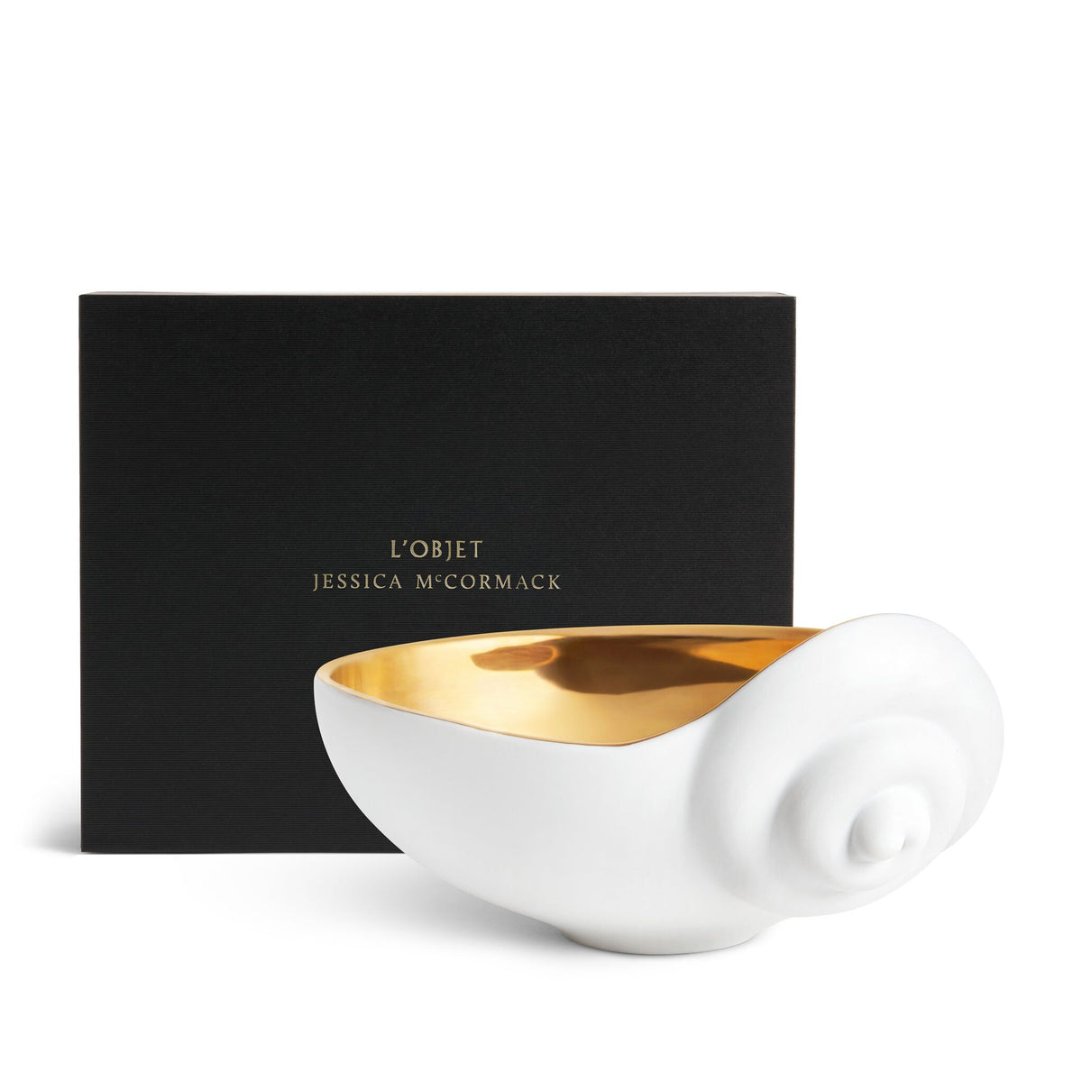 L'Objet Jessica McCormack Shell Bowl - Gold - Medium, view 7