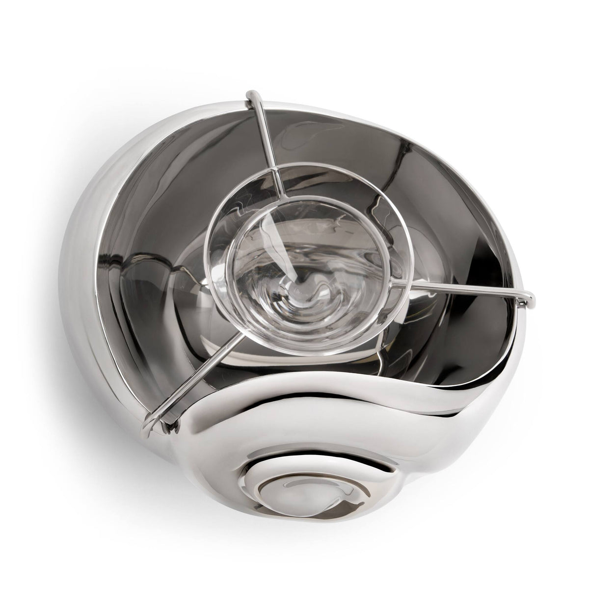 L'Objet Jessica McCormack Shell Caviar Dish - Stainless Steel, view 6