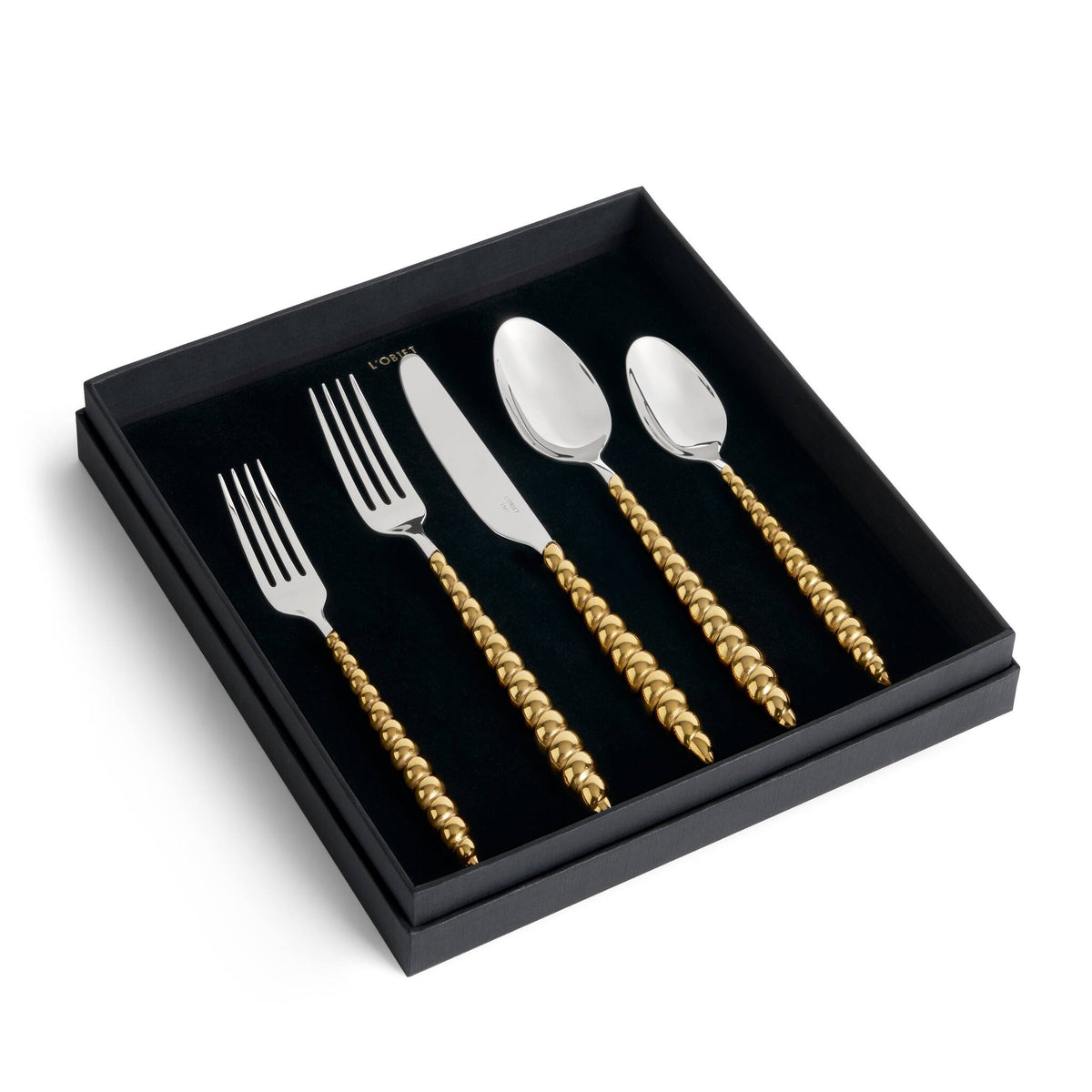 L'Objet Jessica McCormack Shell Flatware 5-Piece Set - Gold, view 5