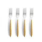 L'Objet Jessica McCormack Shell Flatware Luncheon Forks 4-Piece Set - Gold