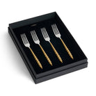L'Objet Jessica McCormack Shell Flatware Luncheon Forks 4-Piece Set - Gold, view 3