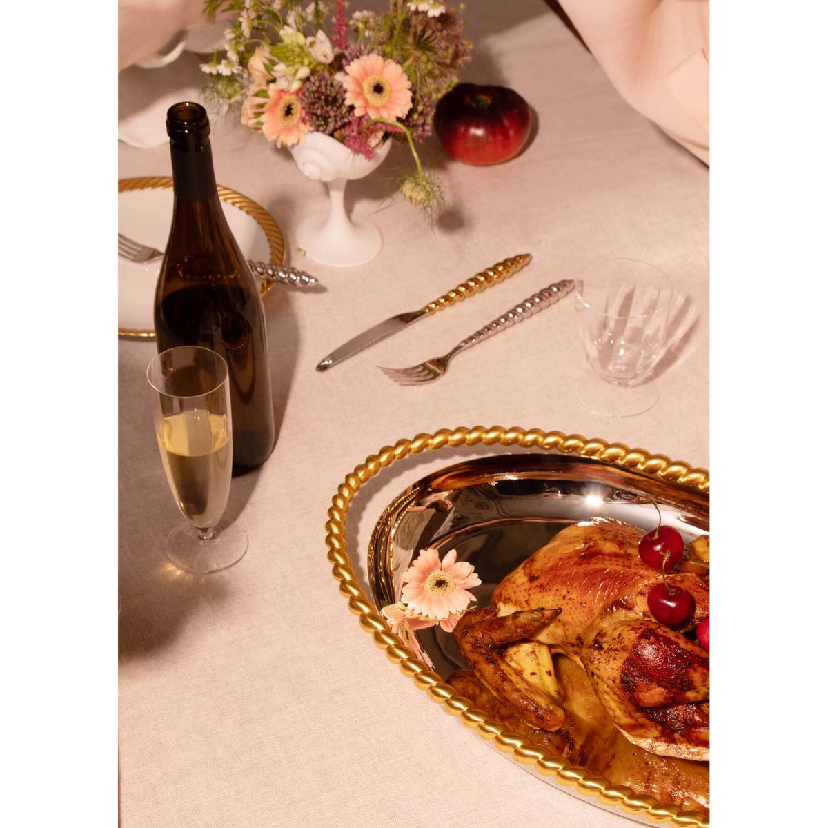 L'Objet Jessica McCormack Shell Flatware Set 4-Piece Set - Stainless Steel, view 2