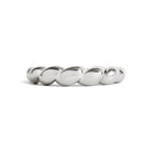 L'Objet Jessica McCormack Shell Napkin Rings - Set of 4 - Platinum, view 2