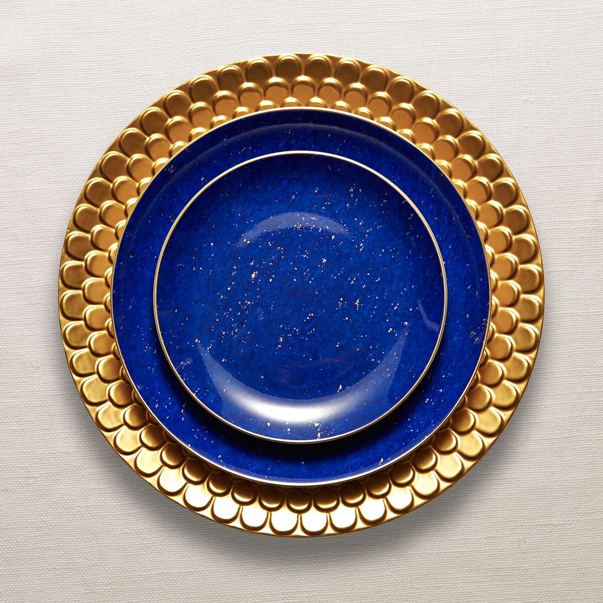 L'Objet Lapis Dessert Plates (Set of 4), alternate view