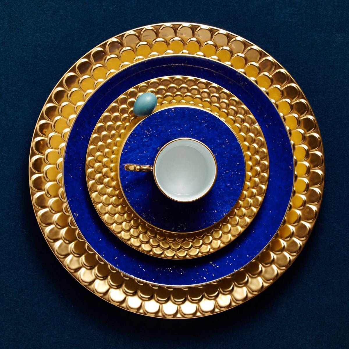 L'Objet Lapis Dessert Plates (Set of 4), alternate view