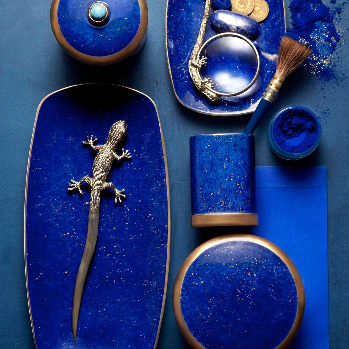 L'Objet Lapis Rectangular Tray - Medium, alternate view