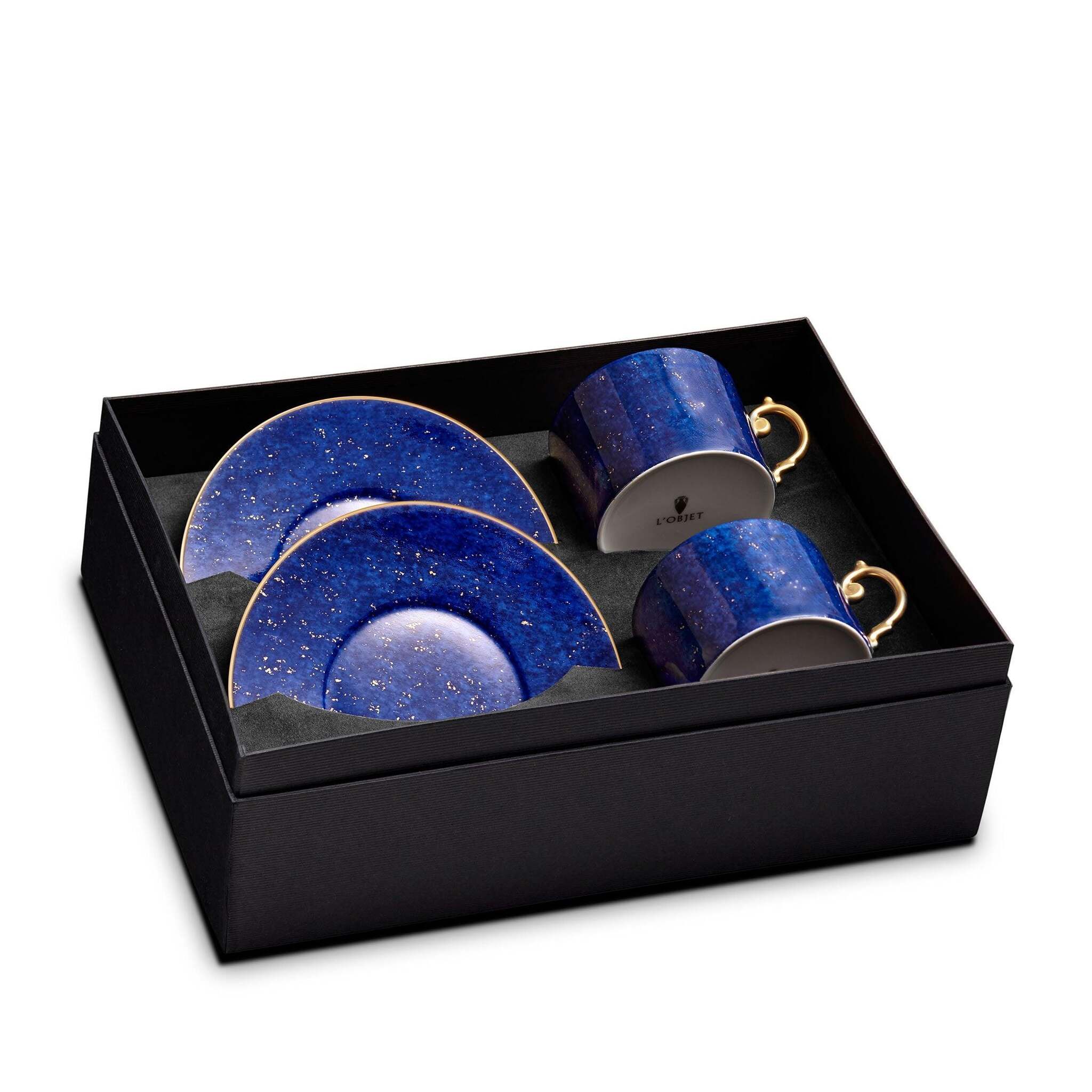 L'Objet Lapis Tea Cup + Saucer (Set of 2) Teacup