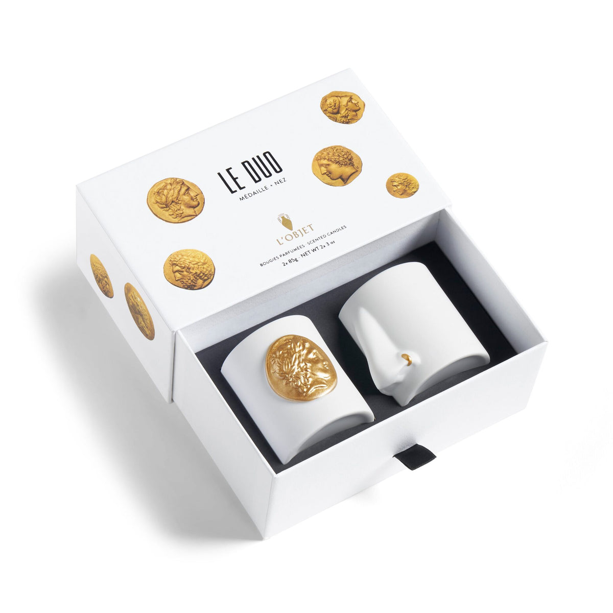 L'Objet Le Duo - Médaille + Nez Candles - Small (Set of 2), alternate view