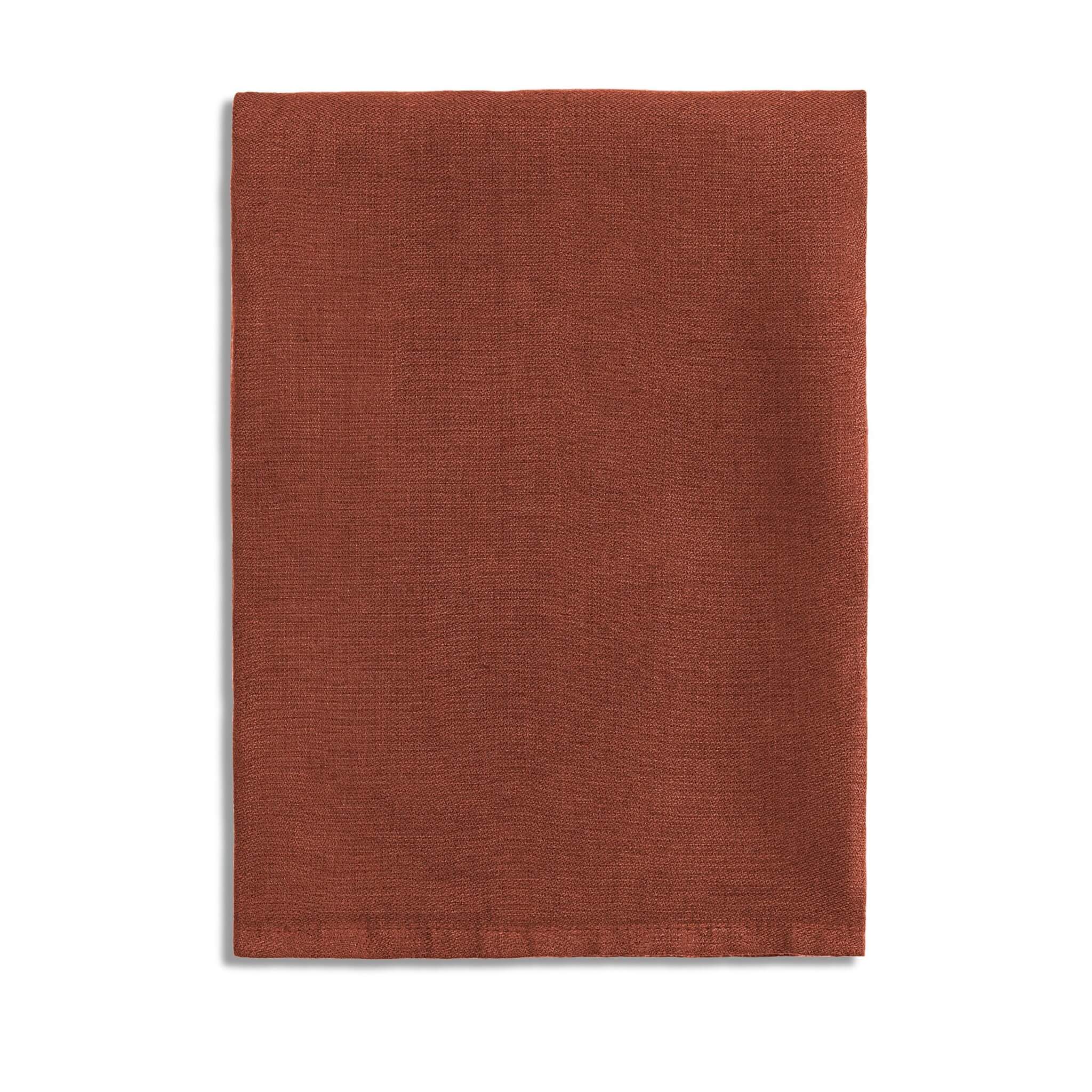 L'Objet Linen Sateen Napkins - Brick (Set of 4)