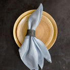L'Objet Linen Sateen Napkins - Light Blue (Set of 4), alternate view