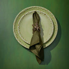 L'Objet Linen Sateen Napkins - Olive (Set of 4), alternate view