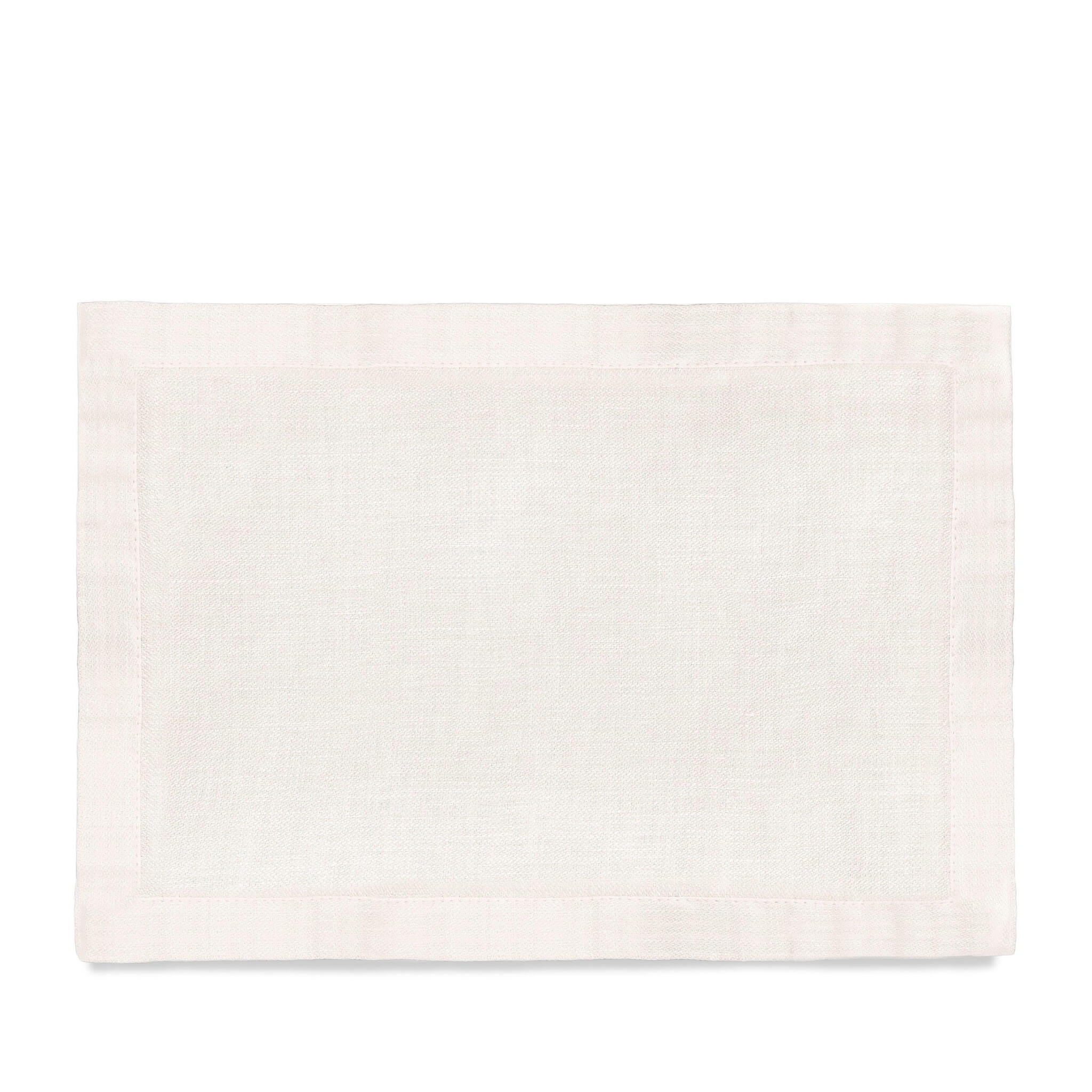 L'Objet Linen Sateen Placemats - Ecru (Set of 4)