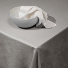 L'Objet Linen Sateen Tablecloth – Grey, alternate view