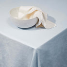 L'Objet Linen Sateen Tablecloth - Light Blue, alternate view