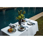 L'Objet Linen Sateen Tablecloth - Light Blue, alternate view