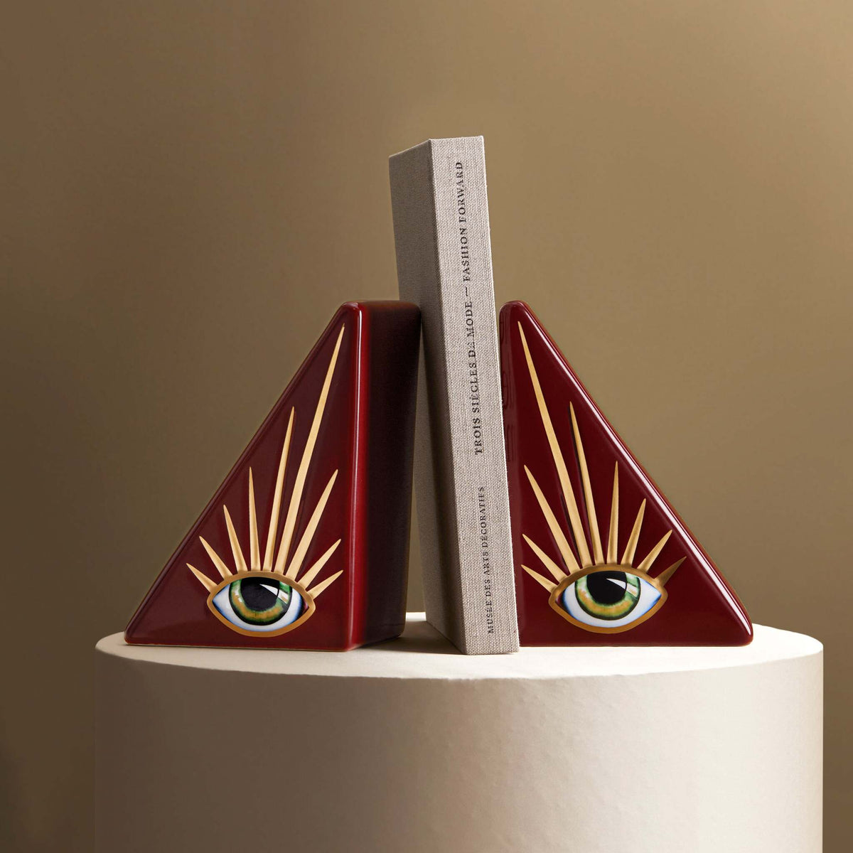 L'Objet Lito Bookend - Bordeaux, alternate view