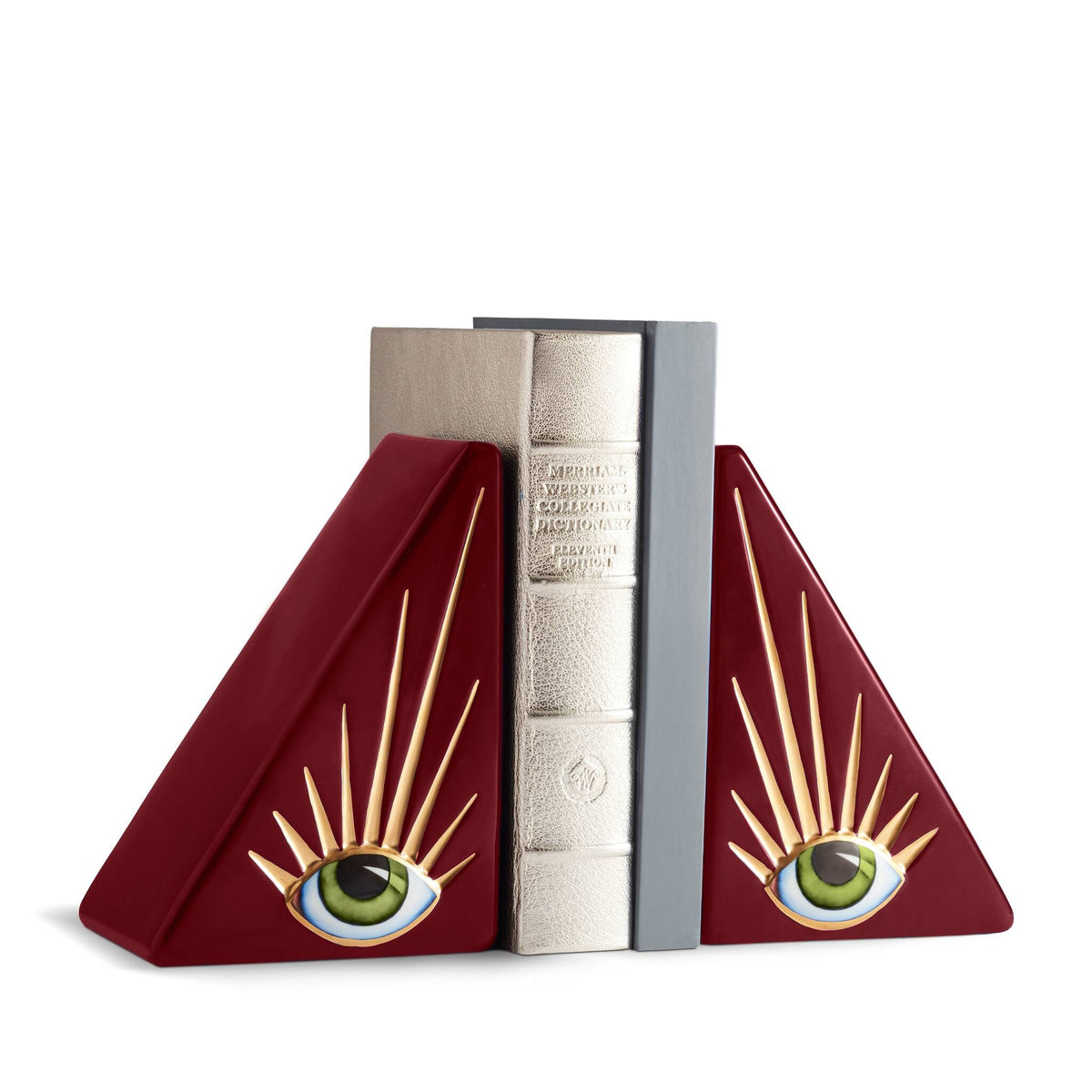 L'Objet Lito Bookend - Bordeaux, alternate view
