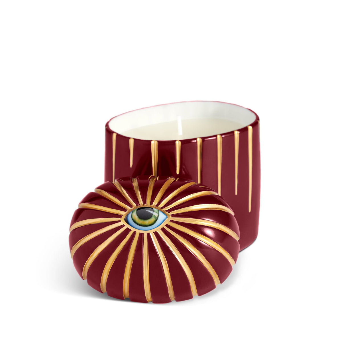 L'Objet Lito Candle - Bordeaux, alternate view