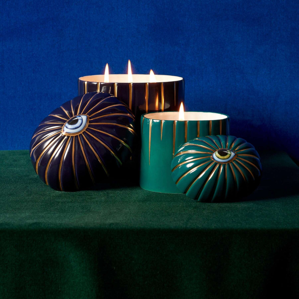 L'Objet Lito Candle - Vert, alternate view