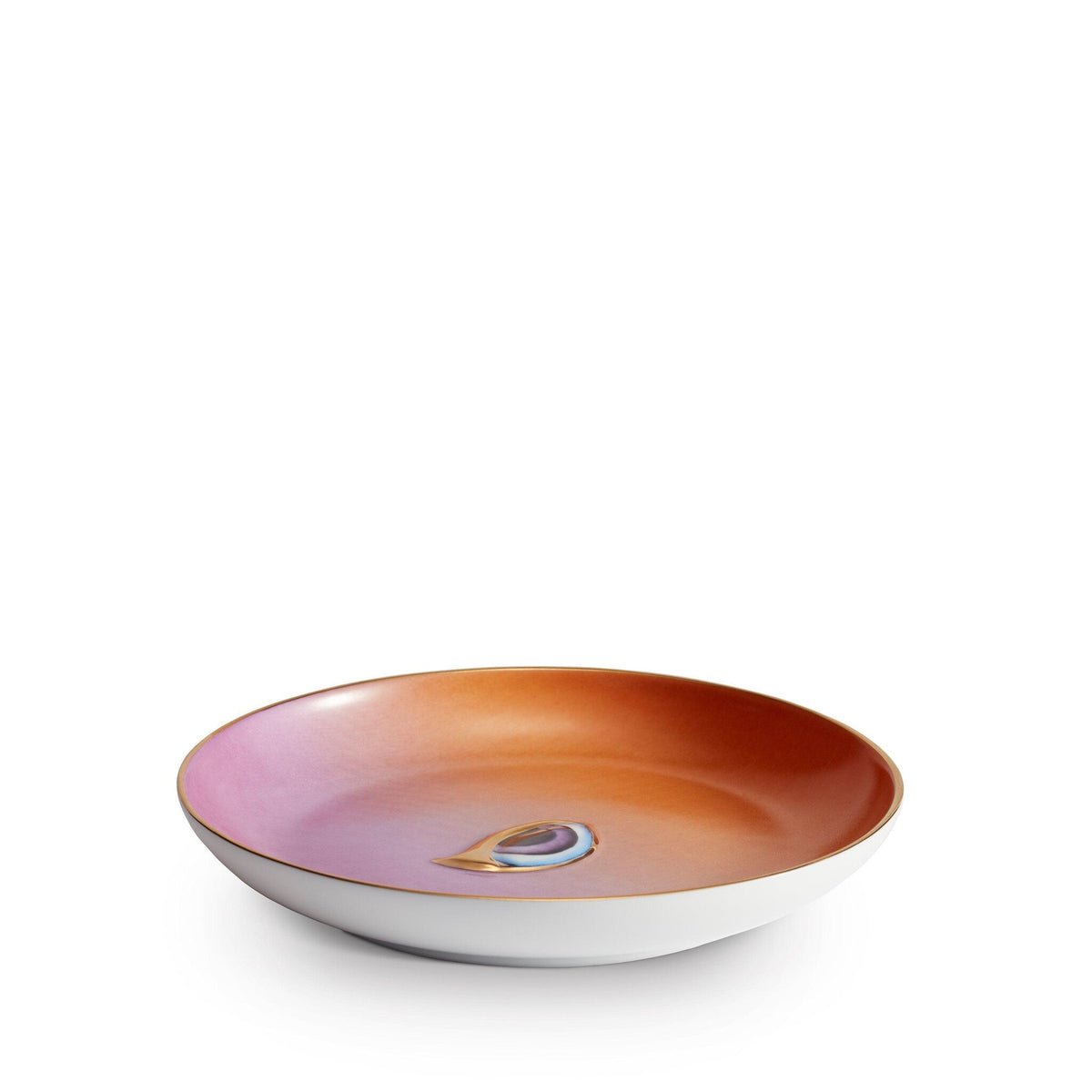 L'Objet Lito Plate – Purple-Orange, alternate view