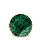 L'Objet Malachite Canape Plates (Set of 4)
