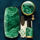 L'Objet Malachite Rectangular Tray - Medium, alternate view