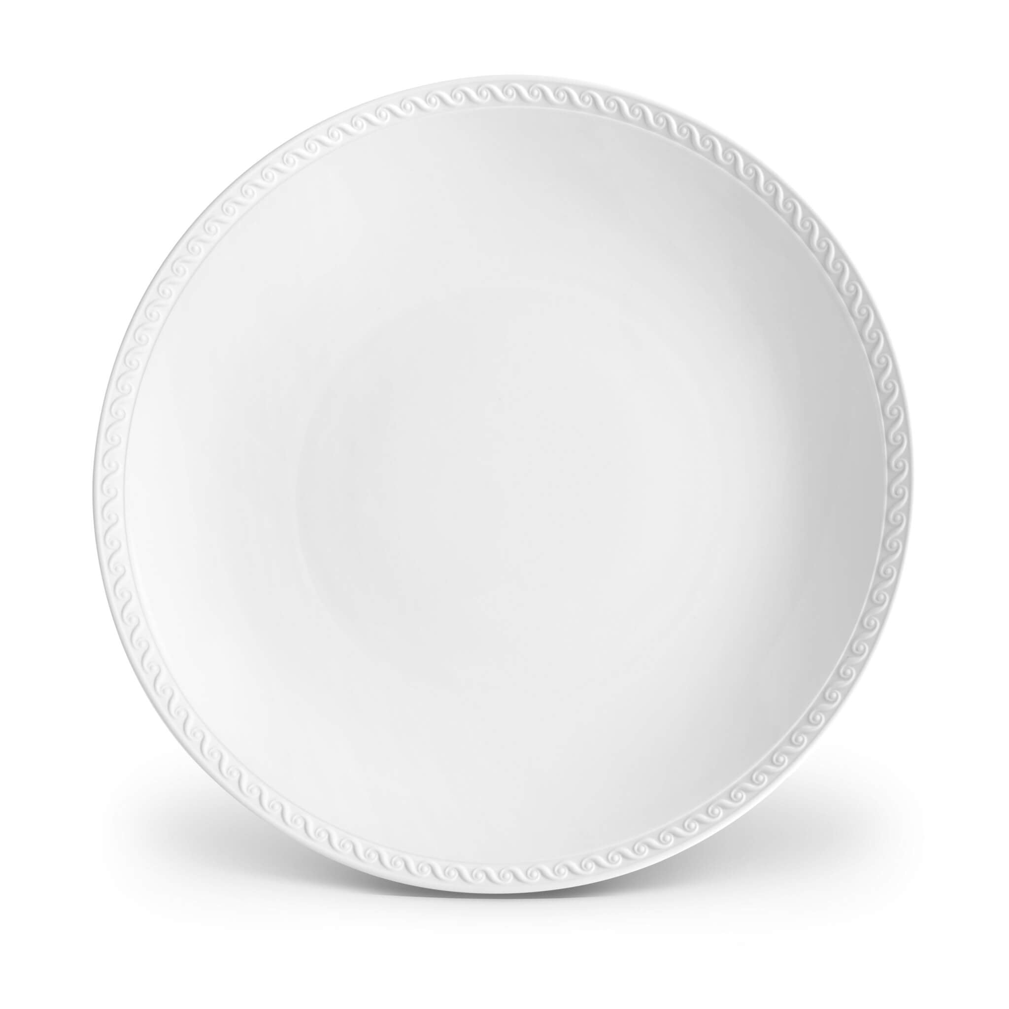 L'Objet Neptune Charger Charger & Service Plate — White