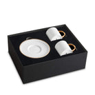 L'Objet Neptune Espresso Cup + Saucer (Set of 2) Teacup