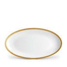 L'Objet Neptune Oval Platter Large Charger & Service Plate — Gold