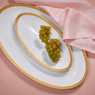 L'Objet Neptune Oval Platter Small Charger & Service Plate – Gold, alternate view