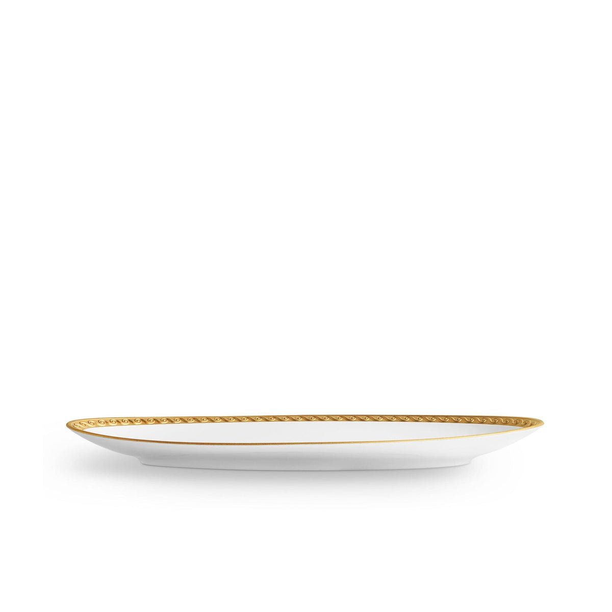 L'Objet Neptune Oval Platter Small Charger & Service Plate – Gold, alternate view