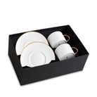 L'Objet Neptune Tea Cup + Saucer (Set of 2) Teacup