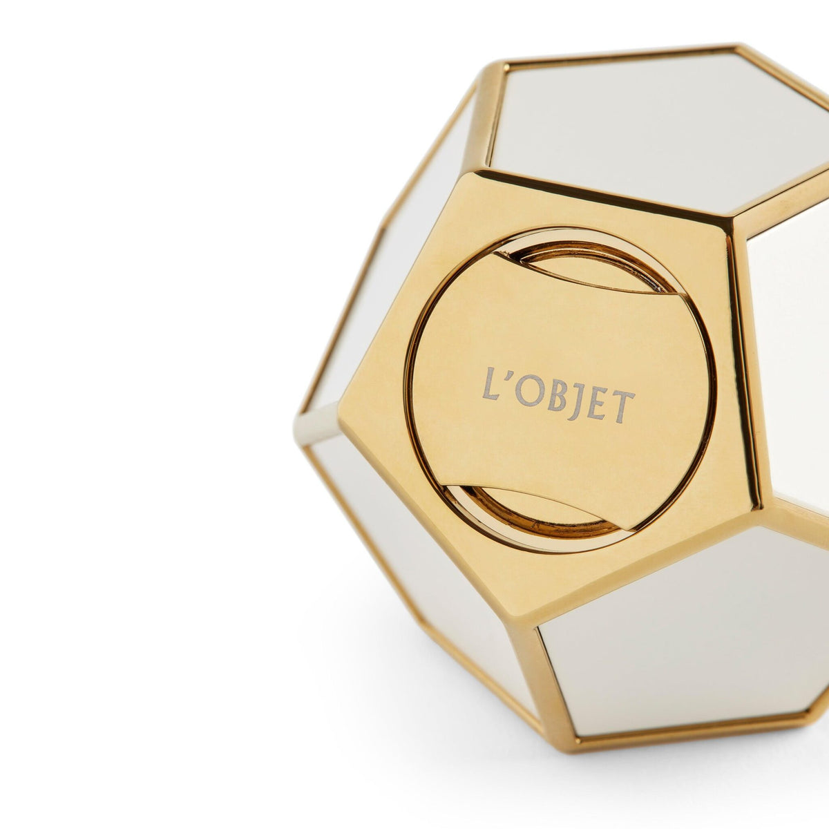L'Objet Pentagon Spice Jewels - White + Gold (Set of 2), alternate view