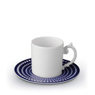 L'Objet Perlée Espresso Cup + Saucer - Blue