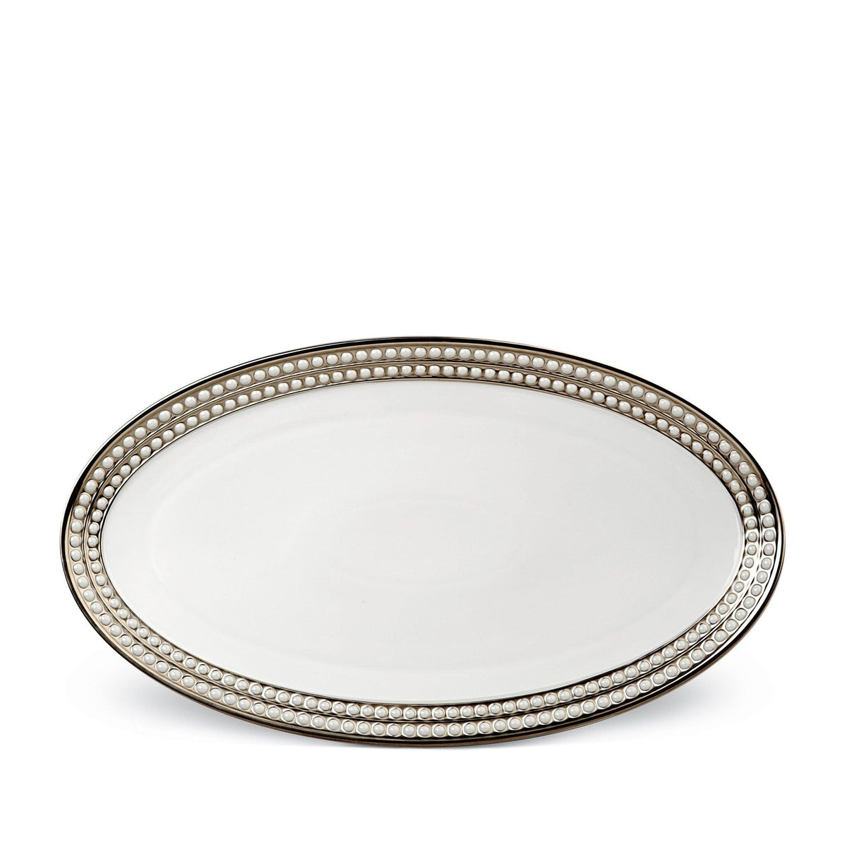 L'Objet Perlée Oval Platter Charger & Service Plate, alternate view