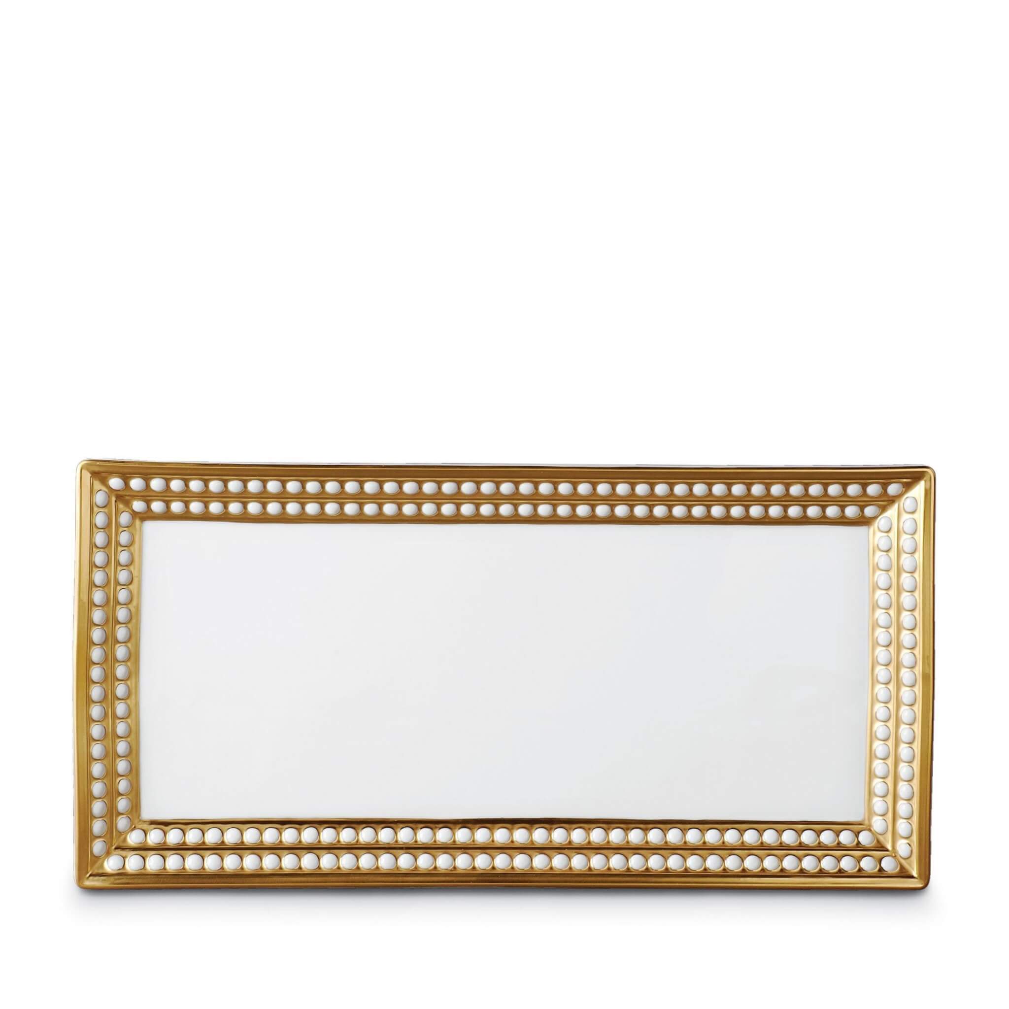 L'Objet Perlée Rectangular Platter Charger & Service Plate — Original