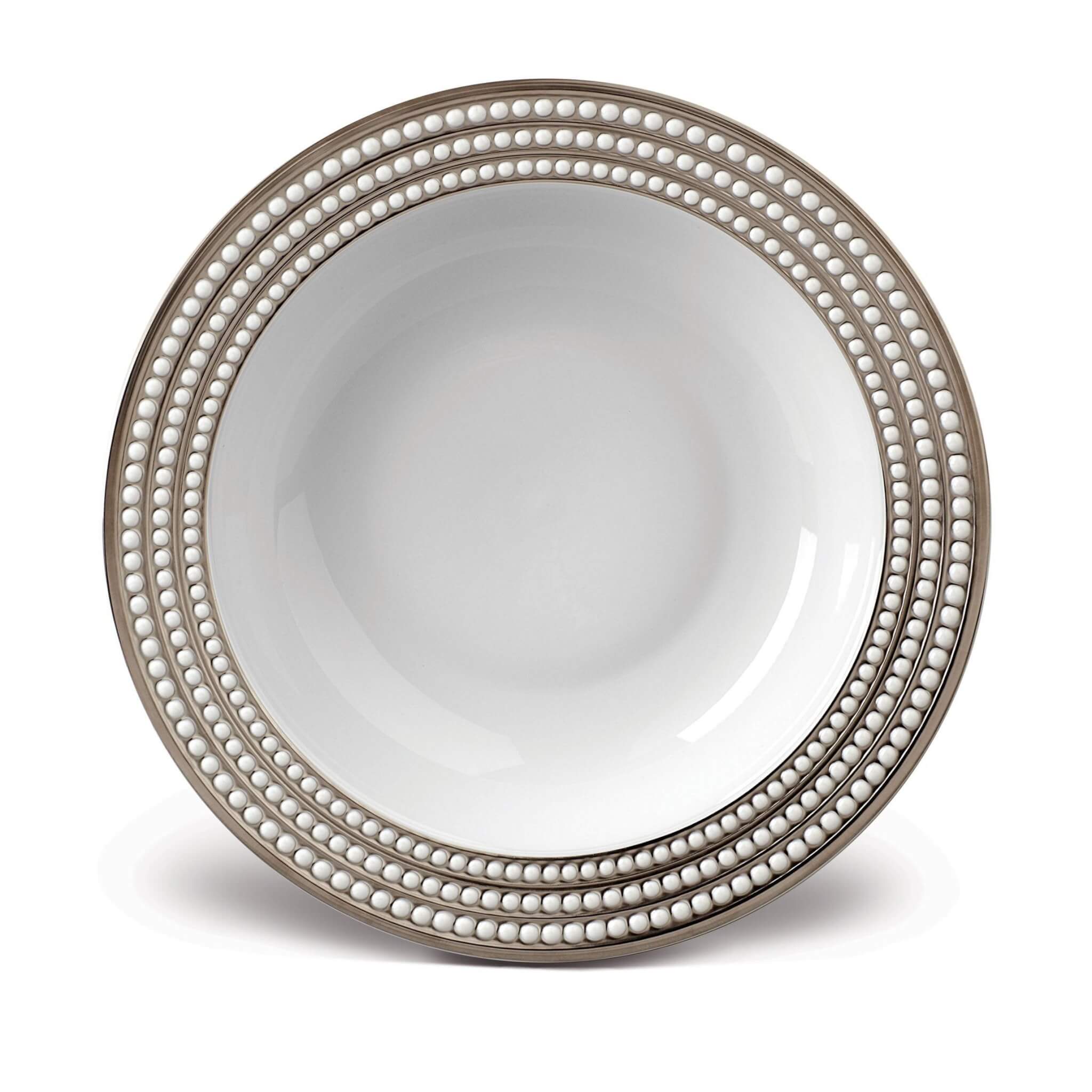 L'Objet Perlée Rimmed Serving Bowl — Original