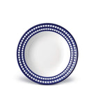 L'Objet Perlée Soup Plate - Blue Soup Plates & Rimmed Soup Bowl