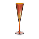 L'Objet Prism Champagne Flutes - Amber (Set of 4), alternate view
